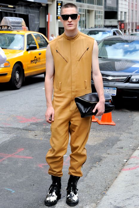 Monsieur Jerome; street style; NYFW