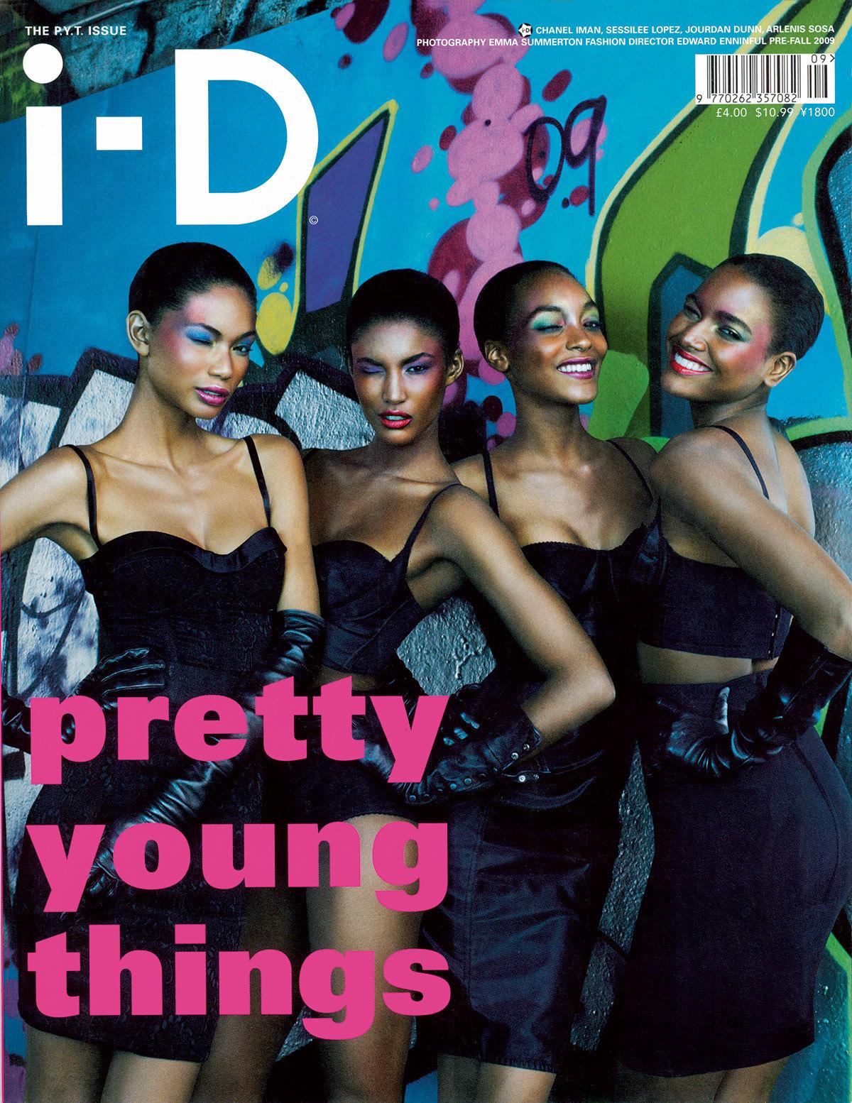 Capa da revista i-D por Edward Enninful pretty young things