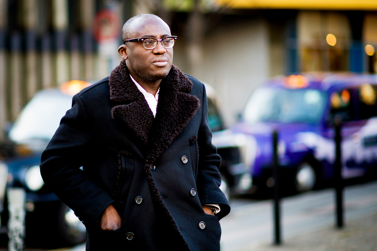 Edward Enninful nas ruas de Nova York